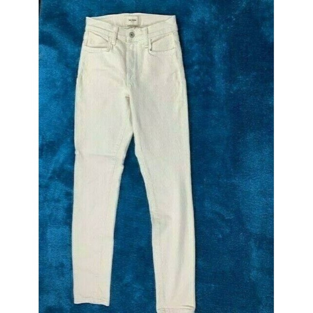 Baldwin Size 24 Women Jeans Karlie High Rise Cropped Skinny Almond Color Stretch